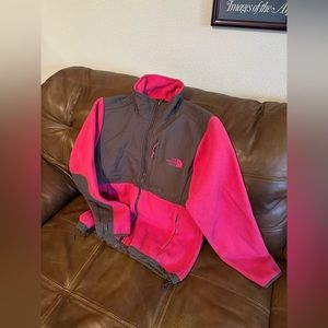 Vintage, rare The North Face fleece. Pink, grey, size women’s large